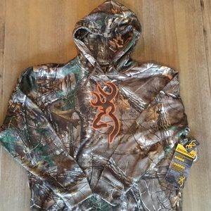 Browning Performance Fleece Camo Hoodie